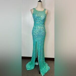 Prom dress/ formal dress/ sequined dress/ party dress